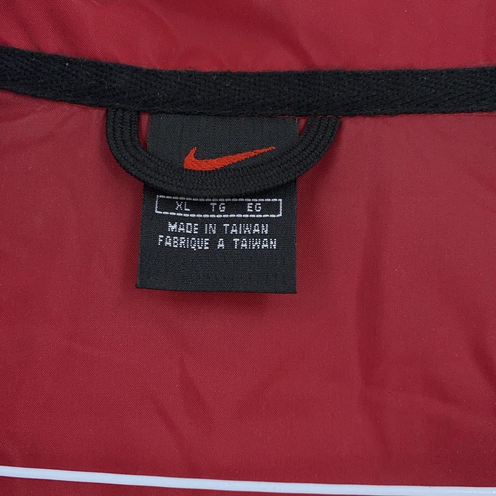 Vintage 90s Nike Windbreaker Jacket Mens XL Track Full Zip Swoosh Nylon Taiwan - Picture 9 of 10